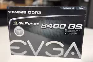 EVGA GeForce 8400 GS DDR3 1024MB Video Graphics Card BRAND NEW SEALED - Picture 1 of 6