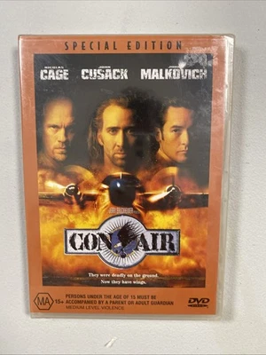 Con Air (DVD, 1997) Brand New Nicolas Cage John Cusack John Malkovich - Image 1 of 4