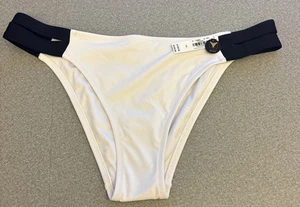 Victoria Secret Essential Banded Brazilian Bikini Bottom. Large. White. NWT - Picture 1 of 6