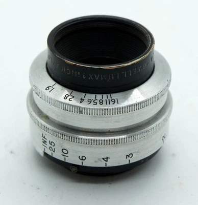 Bell Howell Lumax 1" 25mm f1.9 C-Mount Movie 16mm Cine Lens FITS BMPCC - Image 1 of 4