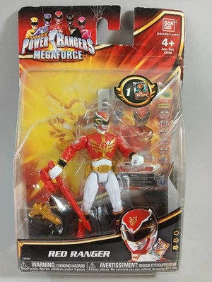 Figura de acción Power Rangers Megaforce Red Ranger 2012 sellada 4"  Foto 1 de 4