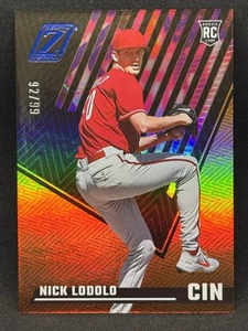 Nick Lodolo 2022 Panini Chronicles Zenith #15 Holo Rookie (RC) /99 - Reds - Picture 1 of 2