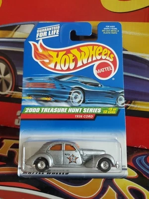 Hot Wheels 2000 Treasure Hunt #3/12 1936 cable en plata con jinetes reales Foto 1 de 4