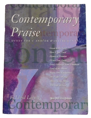 Contemporary Praise DUETS For C and/or B Flat Instruments Sheet Music by Larson - Image 1 of 4