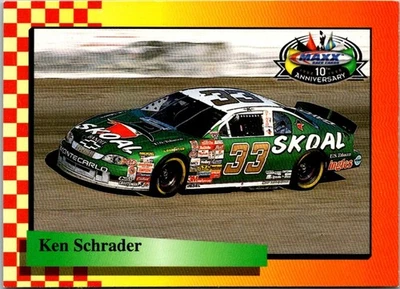 1998 Upper Deck Maxx 10th Anniversary Ken Schrader #74 - Image 1 of 2