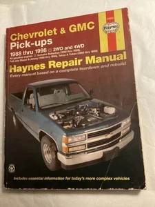 Manual de reparación-base Haynes GMC, Chevy, camioneta, 1988-1998, 24065 usado - Imagen 1 de 2