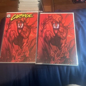 ¡Juego de cómics Carnage #3 Inhyuk Lee Trade/Virgin! ¡Artículo de Coleccionistas Marvel! - Imagen 1 de 6