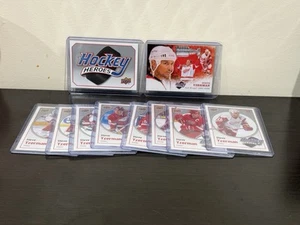 Set completo Upper Deck Hockey Heroes Steve Yzerman 2010-11 con intestazione e dipinto - Foto 1 di 1