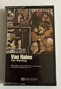 Van Halen Fair Warning, Cassette Tape, Warner Bros, 1981, Pre-Owned - Picture 1 of 8