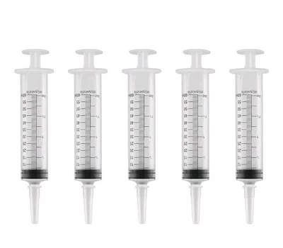  5 Lot LabAider 60cc / 50ml Sterilized Syringe Catheter Tip 60cc Handfeeding - Image 1 of 4