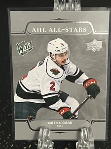 CALEN ADDISON---2021-22 AHL HOCKEY----AHL ALL-STARS---KOSTENLOSER VERSAND - Bild 1 von 2