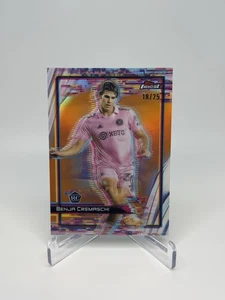 2023 Topps Finest MLS, Hologlow, H-30 - Benja Cremaschi RC, Orange 18/25 - Picture 1 of 2