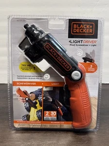 BLACK+DECKER 4V Max* Lithium Ion Lightdriver Cordless Screwdriver - BDCSFL20C - Picture 1 of 2