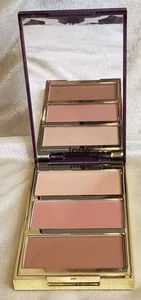 TARTE Romantic Roses tavolozza viso amazzonico ROSE GOLD LUCENTEZZA BRONZO FREDDO 0,1 oz - Foto 1 di 4