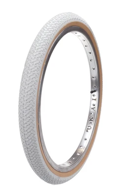 Kenda K55 freestyle tread BMX bicycle gumwall tire - 20" X 1.75 - WHITE - Image 1 of 2