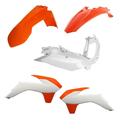 Kit réplica plástico Acerbis 16 KTM naranja para KTM 350 XCF-W 2014-2016 Foto 1 de 2
