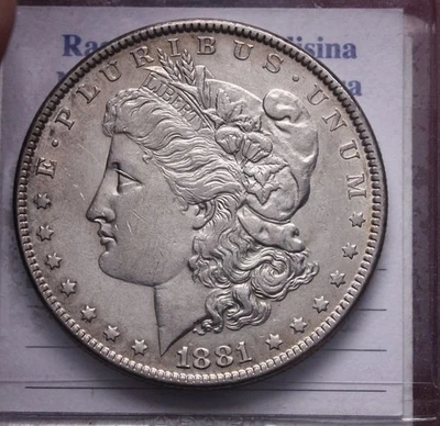 NL* USA 1 DOLLARO ARGENTO SILVER MORGAN 1881 Conservazione super super prezzo - Immagine 1 di 2