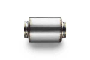 AERO Exhaust - TR254 Stainless Steel Resonator - 2.5" Center In / 2.5" Center Ou - Picture 1 of 5