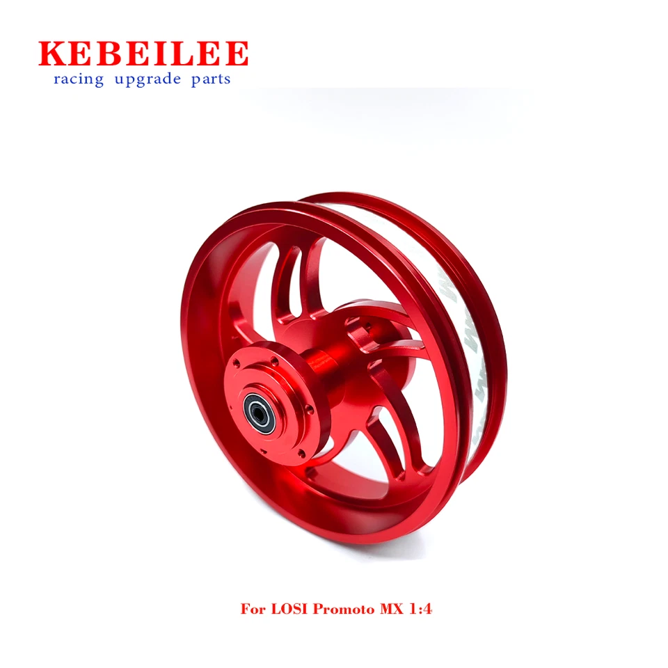KEBEILEE CNC Aluminum Rear Wheel - Stormwheel  Design For LOSI Promoto MX 1:4 - Image 1 of 1