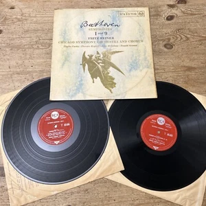 Beethoven  1 & 9 Fritz Reiner & Chicago Symphony Orchestra 2 x 12" LP RB-6550-1 - Picture 1 of 10