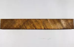 Guitar Neck Blank Flame Golden Phoebe Wood Luthier Supply 20"x2.8"x1" - Picture 1 of 5