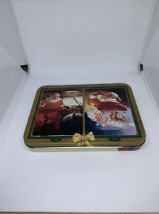 Sealed Decks 1997 Coca-Cola Playing Cards Collector Tin Holiday Santa Nostalgia - Picture 1 of 3