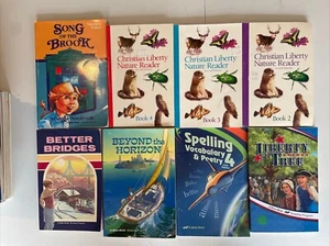 ABeka And Other Christian Homeschool Mixed Reading Book Lot - Picture 1 of 4
