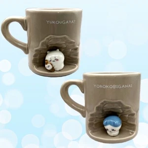 MARIMO CRAF Chiikawa Chiikawa Hachiware 3D Mug Set Of 2 types Japan Original New - Picture 1 of 10