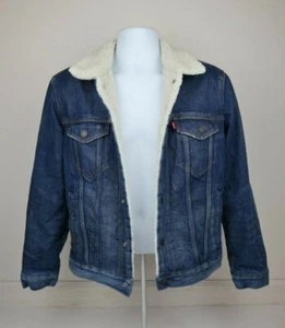 Levi's Strauss & Co. Jeansjacken Mantel Strauss Signature Denim Gr. S mit Schlaufe - Bild 1 von 5