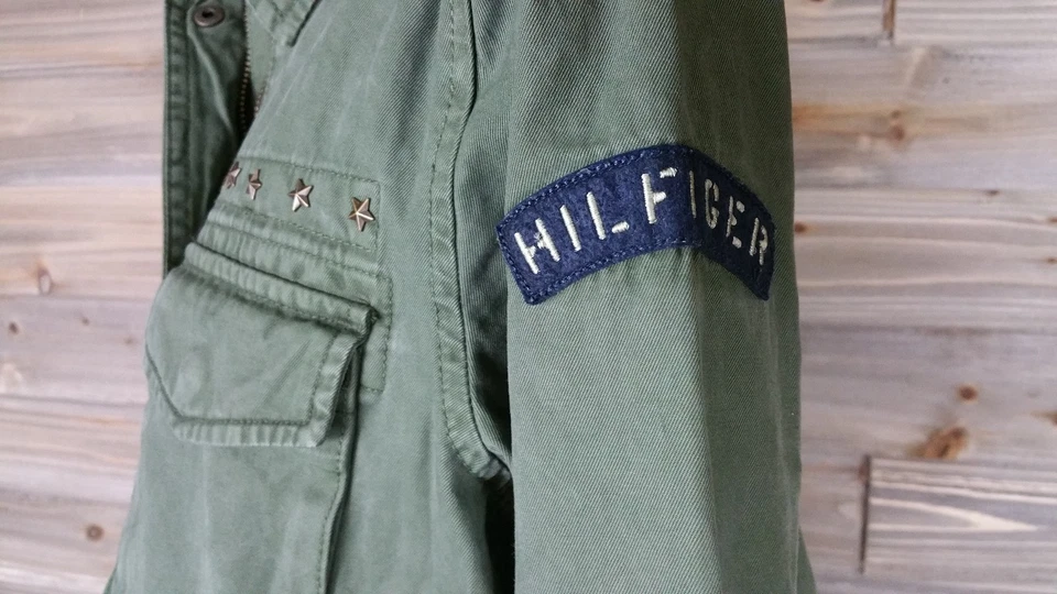 Ejército Militar Estilo Abrigo Chaqueta Tommy Hilfiger Mujer Talla M Mediana NUEVO Foto 1 de 4