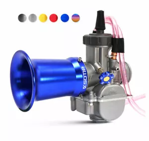 50mm Motorcycle Air Filter Wind Horn Cup Velocity Stack For 24~30mm Carb - Picture 1 of 7