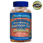 Pure Alaska 1000mg Omega-3 Wild Alaskan Salmon Oil Softgels  - 210 Exp.01/23