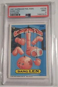 Pegatinas Topps Garbage Pail Kids 1987 #312b Dang Len PSA 9 GPK serie 8 - Imagen 1 de 2