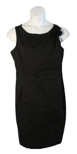 Talbots 16 Classic Black Dress Rosettes on Shoulder - Bild 1 von 3