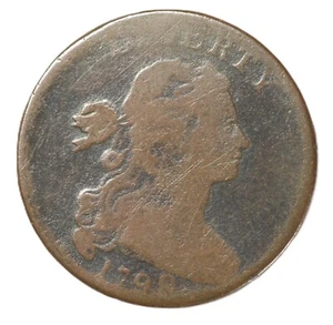 1798 Draped Bust US Copper Large Cent 1C - Picture 1 of 2