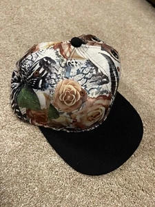 Crown Snapback Mütze - Blumenmuster - Bild 1 von 6