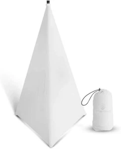 proreck Speaker Cover Tripod Stand Skirt Skrim 360 Degree Cover White One Pack - Picture 1 of 6