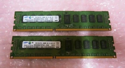 Samsung M393B5673FH0-CH9 4GB (2x2GB) 3Rx8 PC3-10600 DDR3 ECC 240P CL9 Memory - Image 1 of 4