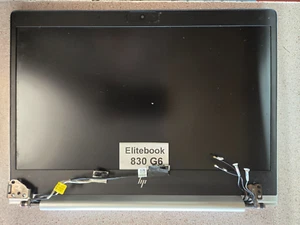 Schermo LCD portatile originale usato HP EliteBook 830 G6 13,3" assemblato argento testato - Foto 1 di 2