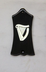 Truss Rod Cover with Golden Harp Inlay will fit Gibson - Picture 1 of 1
