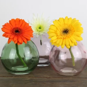 Bud Vase | Stem Vase | Small Glass Globe Vases | House Warming Gift - Picture 1 of 12