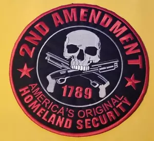 Segunda Enmienda Seguridad Nacional Bordado aprox. Parche de 10,75" * - Imagen 1 de 2