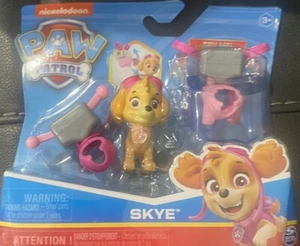 Nickelodeon Paw Patrol Skye Action Figure Clip On Backpacks New Spin Master Toy  - Picture 1 of 2