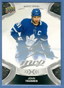 2021-22 Upper Deck Jugador Más Vp John Tavares Silver Script Maple Leafs SP - Imagen 1 de 2