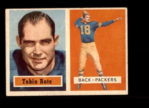 1957 Topps #81 Tobin Rote (Hairline Crease) VG-EX - Picture 1 of 2