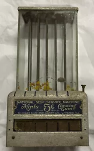 1925 Chicago Gum & Candy Co. - National Self Service Machine - 5 Cent Mints/Gum - Picture 1 of 6