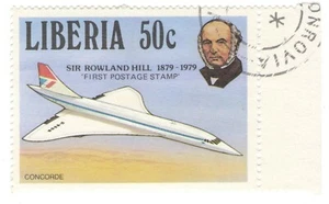1979 Liberia CTO Briefmarke: 100. Todestag von Rowland Hill - Bild 1 von 1