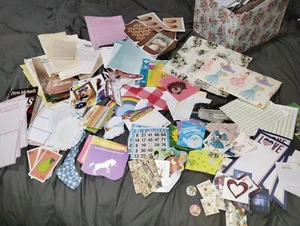 Embellishments Lot of 150 + Pcs Random Junk Journal Scrapbooking destash - Picture 1 of 4