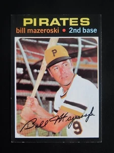 Tarjeta de béisbol 1971 Topps #110 Bill Mazeroski (nuevo) - Imagen 1 de 2