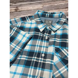 Mountain HardWear Herren Hemd Ärmel Button Down Hemd blau EUC Größe Large - Bild 1 von 5